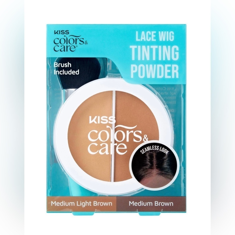 KISS Colors & Care Lace Wig Tinting Powder - Medium Light Brown